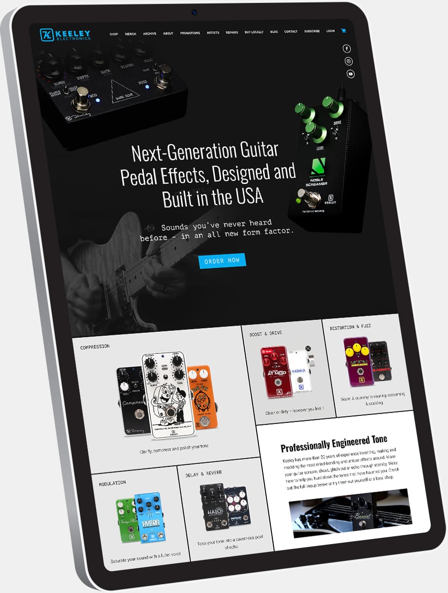 Ecommerce Website Design by Liquid Media