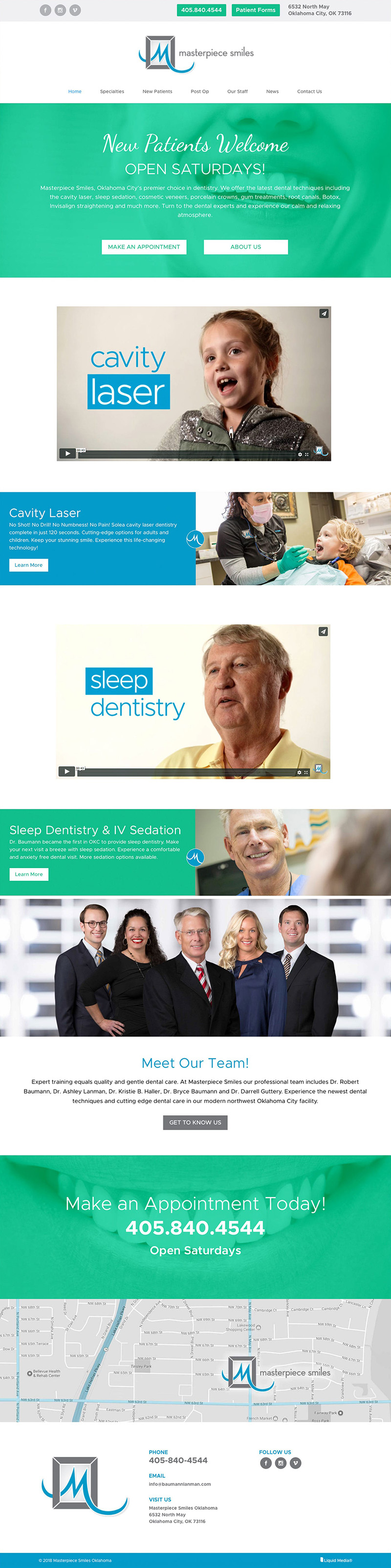 Website Development for Oklahoma Dentists | Liquid Media