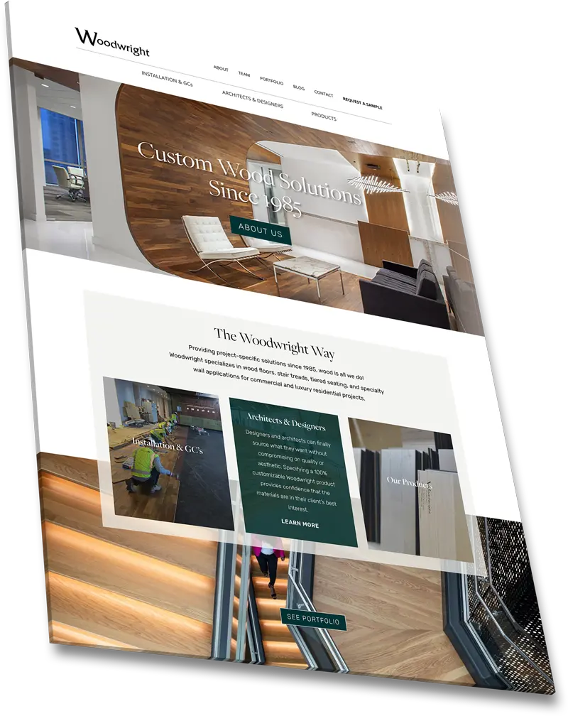 Web Design in Oklahoma City | Client - Woodwright